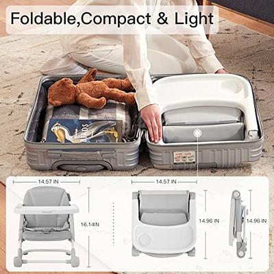 YOLEO High Chair for Toddlers Folding Compact Portable Booster