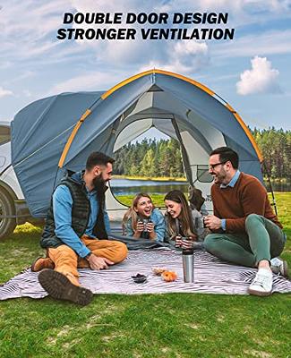 JOYTUTUS SUV Tent for Camping, Double Door Design, Waterproof
