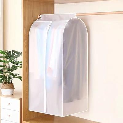 20 Pack Garment Bags for Hanging Clothes Plastic Garment Bags Clear Clothes  Covers Dry Cleaner Bags Hanging Dust-proof Garment Bags for Dry Cleaner