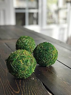 3 Inch Decorative Moss Ball Orb for Home Decor, Vase Bowl Filler, Planters,  Trays, Lanterns, Weddings, Parties, Farmhouse Rustic Style Decoration,  Green, Handmade - Yahoo Shopping