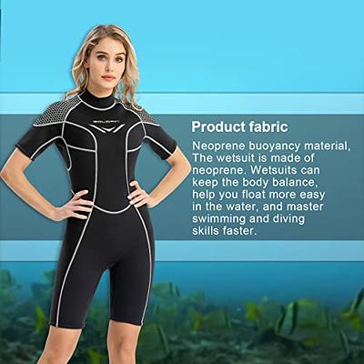 Goldfin Women Wetsuit Shorty, 3mm Men Neoprene Diving Suit Thermal