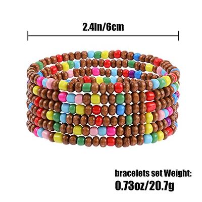 Boho Layered Colorful Beads Bracelet