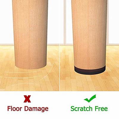 Yelanon Non Slip Furniture Pads -52 pcs(1+2+2) Furniture Grippers Hardwood Floors, Non Skid Furniture Legs,Self Adhesive Rubber Furniture Feet,Anti