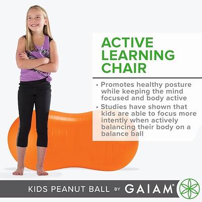 Gaiam Kids Balance Ball - Exercise Stability Yoga Ball, Kids