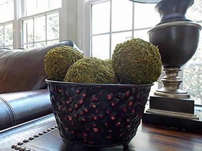 3 Inch Decorative Moss Ball Orb for Home Decor, Vase Bowl Filler, Planters,  Trays, Lanterns, Weddings, Parties, Farmhouse Rustic Style Decoration,  Green, Handmade - Yahoo Shopping
