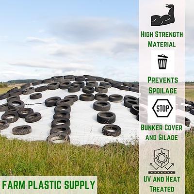 Silage Tarp 6 Mil Black & White Covering