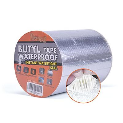 TAPEBEAR Butyl Tape, Waterproof Sealing Tape Aluminum Foil Tape, for RV  Repair, Window, Silicone, Glass & EDPM Roof Leak Patching, Boat and Pipe  Sealing, Silver, 6inch x16feet - Yahoo Shopping