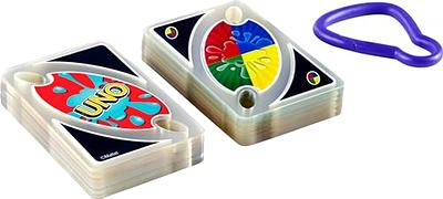 UNO Flip! Splash Card Game for Kids, Adults & Family Night with  Water-Resistant Double-Sided Cards 