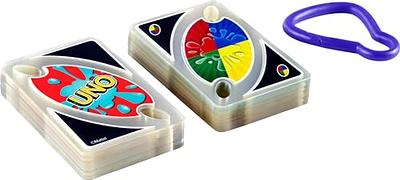 UNO Flip! Splash Card Game for Kids, Adults & Family Night with  Water-Resistant Double-Sided Cards