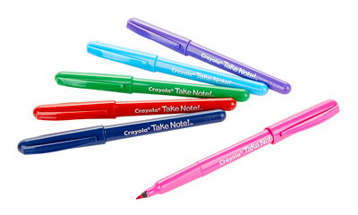 Crayola Take Note Permanent Markers 12 ct