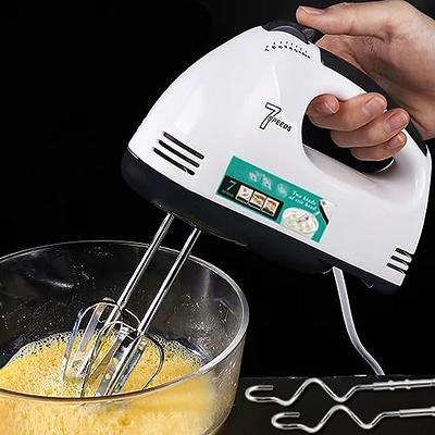 MHCC 5-Speed​ Electric Hand Mixer with Snap-On Storage Case, Whisk Beaters,  250-Watt-Black