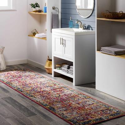 Brown Ganyangan Washable Rug - Classic Area Rug and Runner