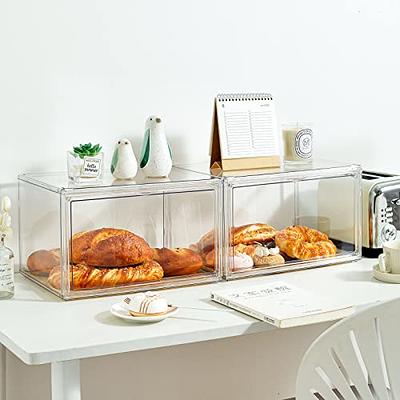 Bread Container Storage Box Kitchen Dispenser Bread Boxes Baking