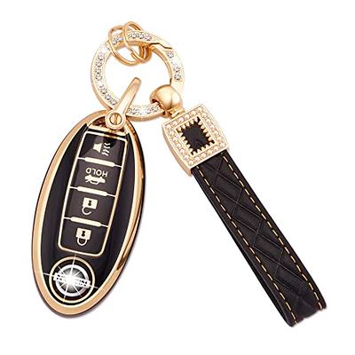  Gematay for Ford Key Fob Cover with Keychain Lanyard