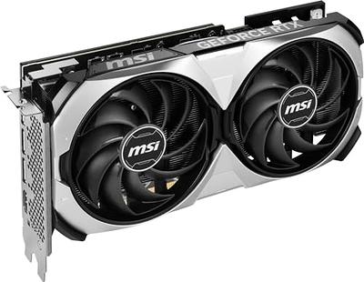 MSI Gaming GeForce RTX 4060 Ti 8GB GDRR6 128-Bit HDMI/DP Nvlink TORX Fan  4.0 Ada Lovelace Architecture Graphics Card (RTX 4060 Ti Ventus 2X Black 8G