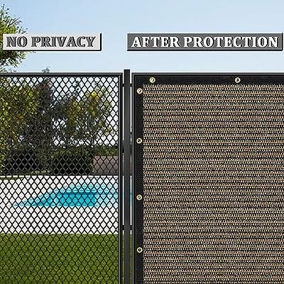 4x50 Ft Privacy Fence Screen Windscreen Yard Garden Outdoor Fabric Mesh  Cover