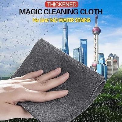 2/5Pcs Thickened Magic Cleaning Cloths Streak Free Microfiber Soft Rags  Reusable