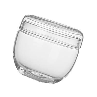 Berkware Mini Glass Jar Set and Air Tight Sealable Containers for Kitchen and Pantry Organization, Clear