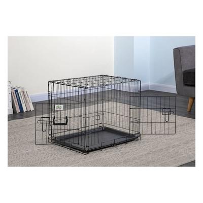 EliteField 3-Door Folding Soft Dog Crate, Khaki, 42-in