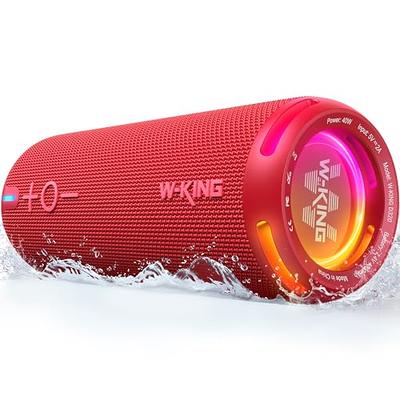 W-KING Bluetooth Speaker, 110W Peak 80W RMS Party Portable Speaker  Bluetooth Wireless Loud Outdoor Boombox, Huge 105dB Sound, IPX5 Big Large  Speaker