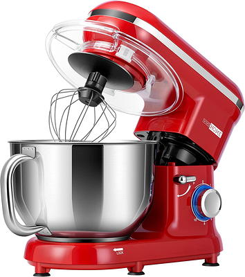 KitchenAid KSMC895ER 8-Quart Commercial Countertop Mixer with Bowl-Guard,  10-Speed, Gear-Driven, Empire Red 