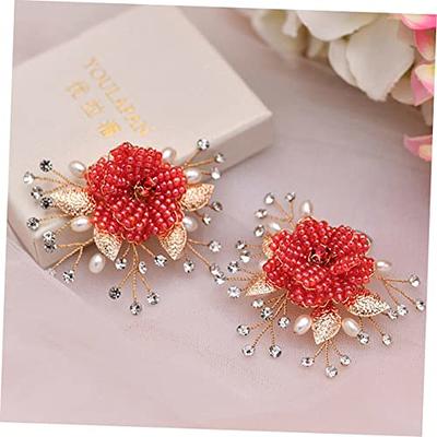 Detachable Shoe Buckle Decorative Shoe Clips Flower Design Rhinestone Shoe  Accessory For Heels And Pumps