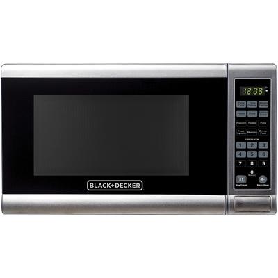 Black+decker 0.9-Cu. ft. Pull Handle Microwave, White