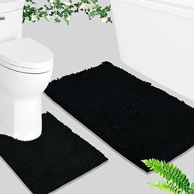 BELADOR Bathroom Rugs Sets 2 Piece - Plush Bath Mat Set Quick-Dry Soft  Chenille Bathroom Mat