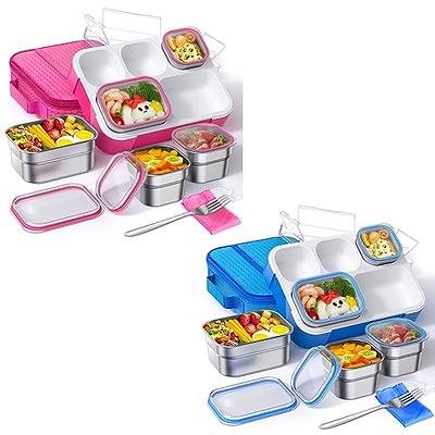 Caperci Versatile Bento Lunch Box for Kids - Leakproof  6-Compartment Children's Lunch Container with Removable Compartment - Ideal  Portions Size for Ages 3 to 7, BPA-Free Materials (Blue) : Home & Kitchen