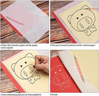 Transfer Paper, Tracing Paper 5 Embossed Stylus Pens For