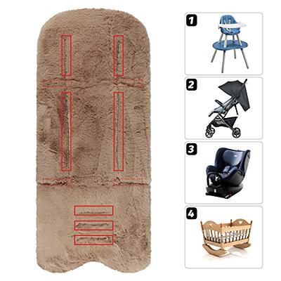 Thickened Plush Car Seat Cushion Set,Winter Universal Faux Fur Car Seat  Cushion