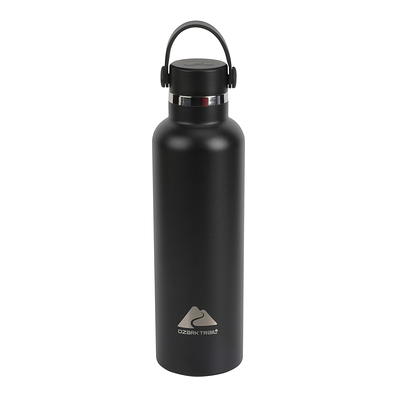 Ozark Trail Insulated Water Bottle - White & Black - 22 oz