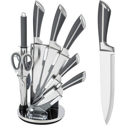 Wuyi 6 Piece Stainless Steel Knife Block Set