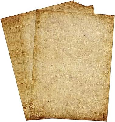 48 Pack Antique Vintage Stationary Paper, 8.5x 11 Parchment Paper for  Writing and Printing, Double Sided Antique Old Aged Scrapbook for Journal,  Calligraphy, Invitations and Certifications - Yahoo Shopping