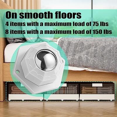 40 Pcs Self Adhesive Caster Wheels, Casters, 360 Degree Mini