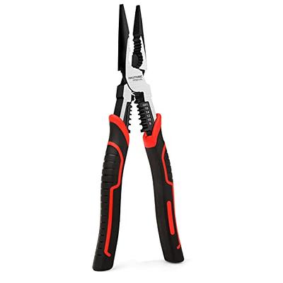 K Tool 51111 Needle Nose Pliers, 11 Long, Bent Nose, 90 Degree