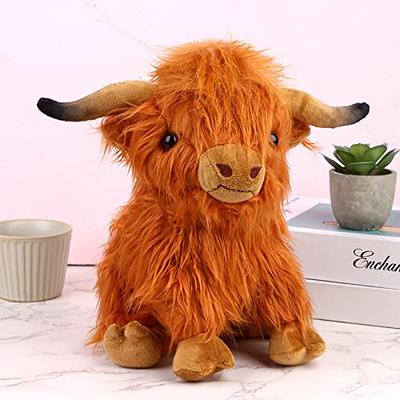 CYISONAL Highland Cow Stuffed Animals Plush Toy Fluffy Bull Animal Doll  Soft Gift for Kids Boys Girls, 10 inch Tall - Yahoo Shopping