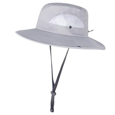 HUK Boonie, Wide Brim Fishing Hat for Men, Solid-Volcanic Ash, One
