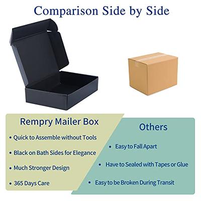  Rempry 12X9X4 Inch Blue Shipping Boxes 20 Pack