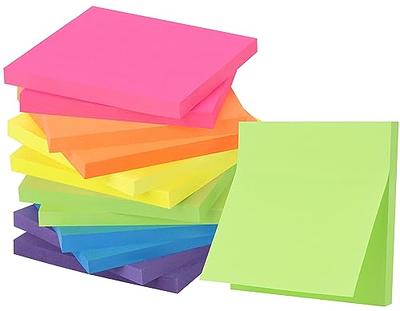 Sticky Notes 3x3 Inches,Bright Colors Self-Stick Pads, Easy to Post for  Home, Office, Notebook, 16 Pads/Pack