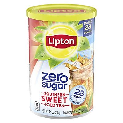 Lipton Iced Tea Mix, Sugar-Free, Southernn Sweet Tea, Makes 28 Quarts, 8.1  Ounce(Pack of 1)