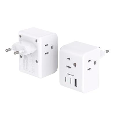 Adaptador Enchufe Unidapt Usa - Europa A Ee. Uu. (8-pack