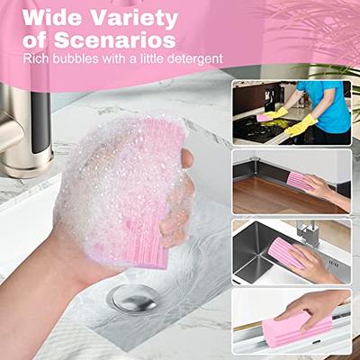 2Pcs Pink Damp Duster, Reusable Dusters for Cleaning Blinds, Vents, Ceiling  Fan, Mirrors and Cobweb 