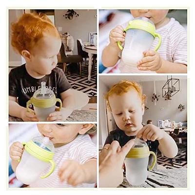 3-in-1 Weighted Straw Sippy Cup Conversion Kit for Comotomo Baby Bottles