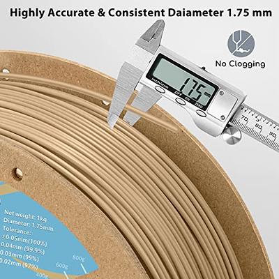 DURAMIC 3D Matte PLA Filament 1.75mm Beige, 1kg Cardboard Spool Matte  Finish 3D Printer Filament PLA 1.75mm Dimensional Accuracy 99% +/- 0.03 mm,  Printing with FDM 3D Printer, Easy to Remove Support - Yahoo Shopping