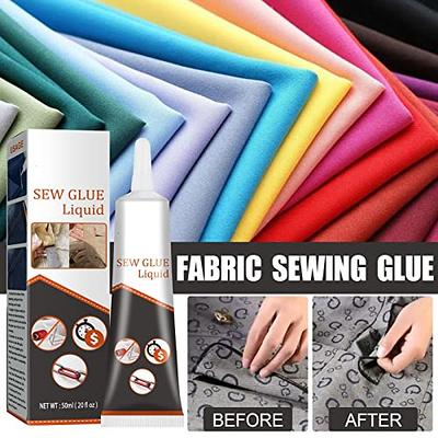 Dry Fabric Glue Stitch Liquid Sewing-Bonding Repair Clothes Ultra