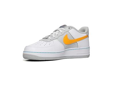  Nike Boy's Air Force 1 LV8 1 (Big Kid) White/White