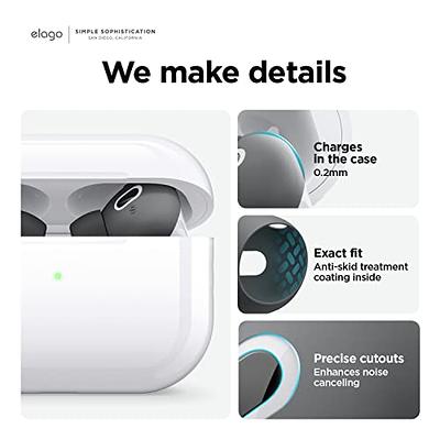  Gcioii 3 Pairs AirPods 3 Ear Covers [Fit in Case] Anti Slip  Silicone Sport Ear Tips,Anti Scratches Accessories Compatible with Apple AirPods  3rd Generation (Translucent) : Electronics