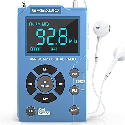 Radio Digital FM – Mini Pocket DAB/DAB+ (Recargable, audífonos