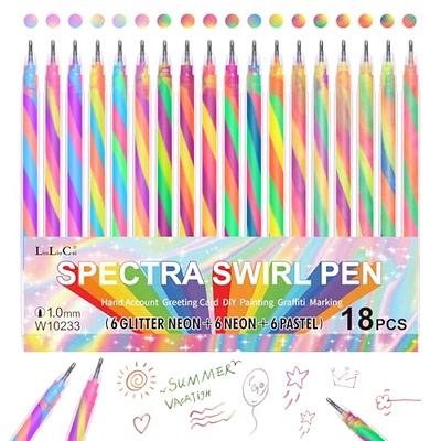 Dyvicl Dual Metallic Gel Pen, Liquid Glitter Iridescent Gel Pen for Adult  Coloring, Doodling, Drawing, Scrapbooking, Card Making, Illustrations